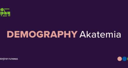 DEMOGRAPHY Akatemia -banneri.
