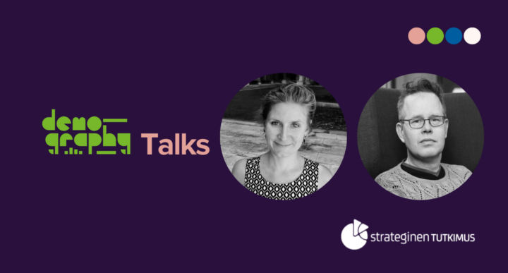 Demography Talks. Sanna Kailaheimo-Björkqvist ja Mika Gissler